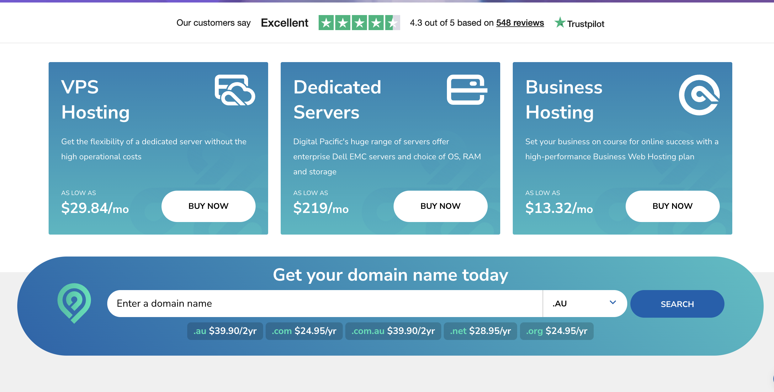 DigitalPacific Plans