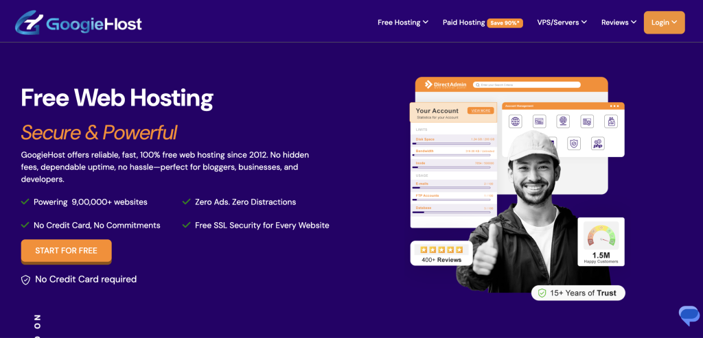 GoogieHost Free Hosting