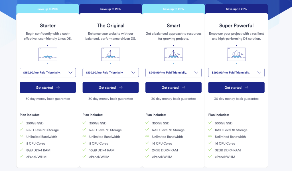 TMDHosting Dedicated Plans