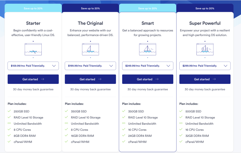 TMDHosting Dedicated Server plans
