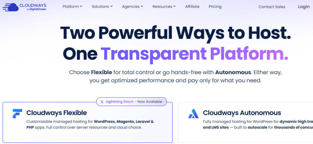 CloudWays Web Hosting